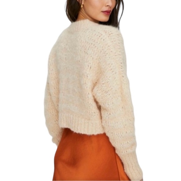 Aritzia Wilfred Lune Cropped Sweater Wool Alpaca Size S - Picture 4 of 7